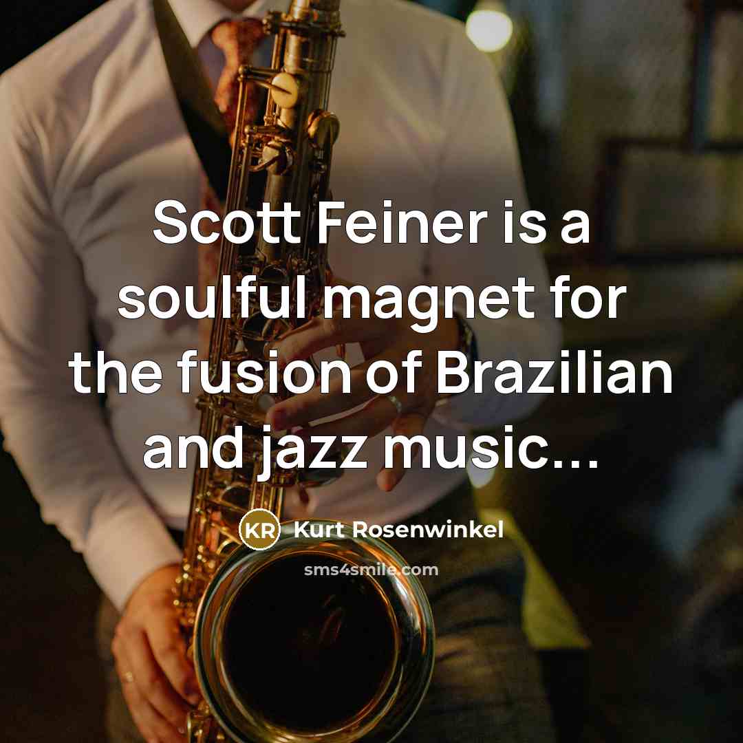 “Scott Feiner is a soulful magnet for the fusion of Brazilian and jazz music...” quote by Kurt Rosenwinkel