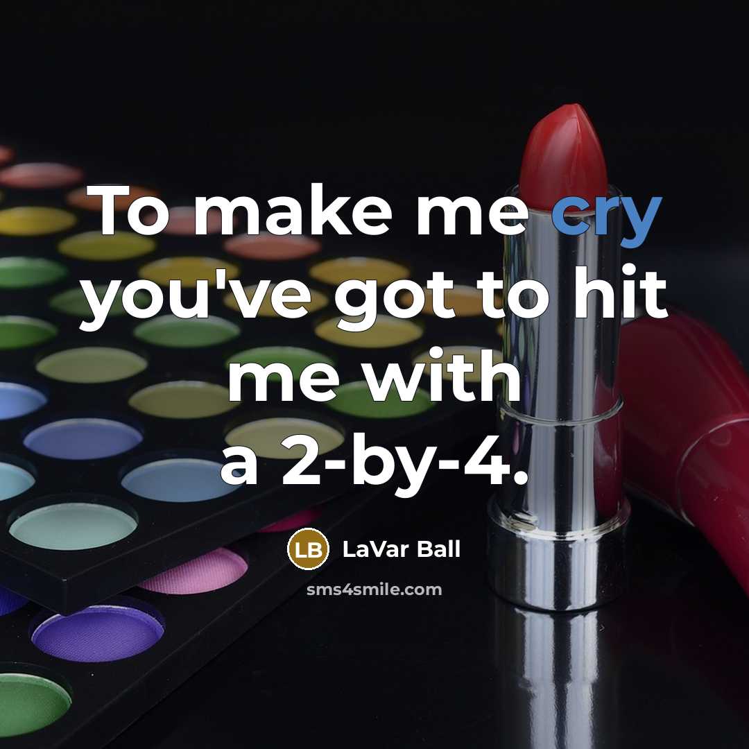 “To make me cry you've got to hit me with…” quote by LaVar Ball