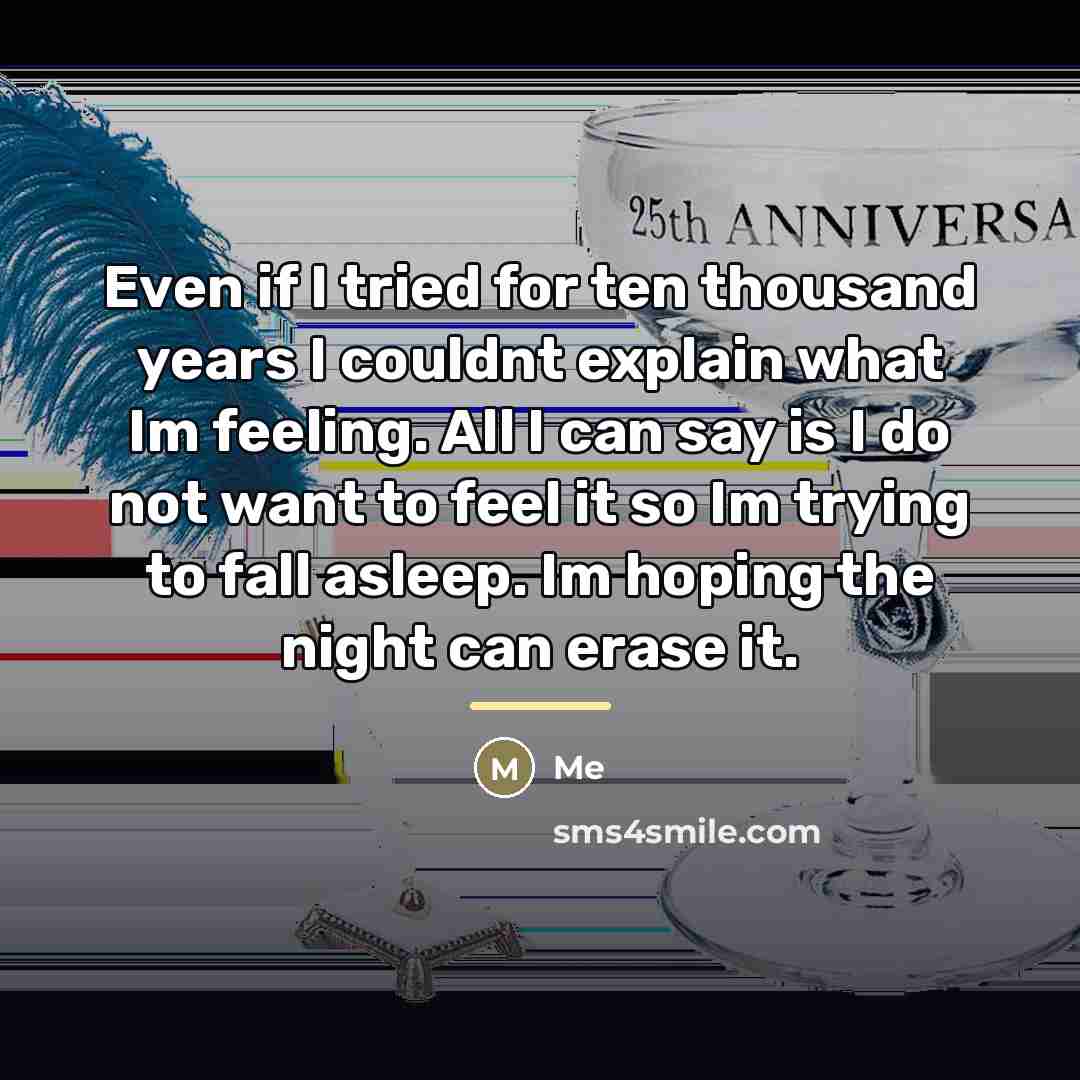 “Even if I tried for ten thousand years I couldnt…” quote by Me