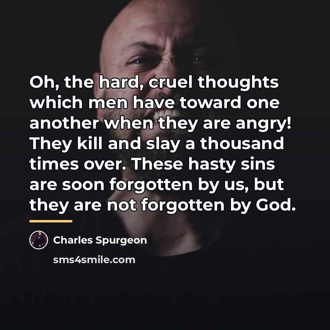 “Oh, the hard, cruel thoughts which men have toward one…” quote by Charles Spurgeon