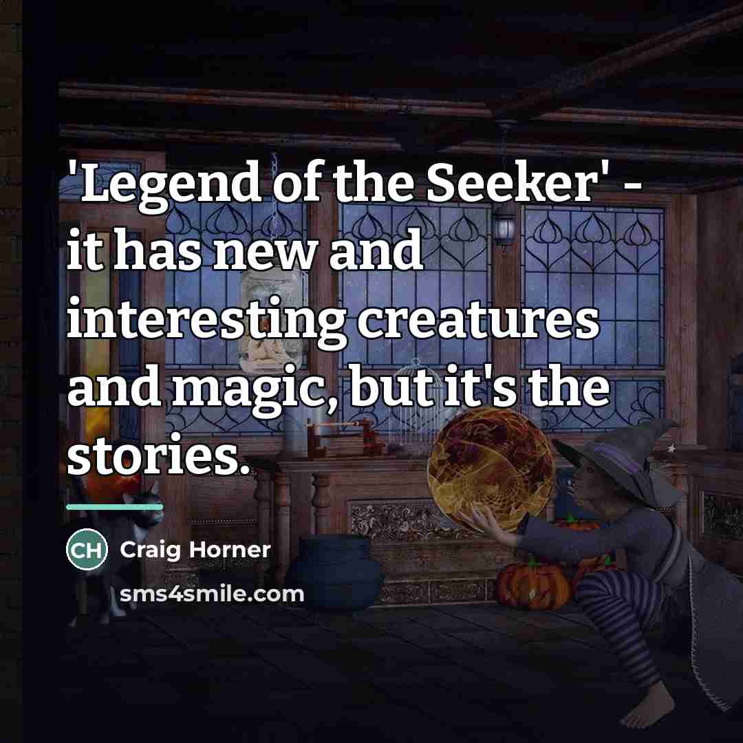 “'Legend of the Seeker' - it has new and interesting…” quote by Craig Horner