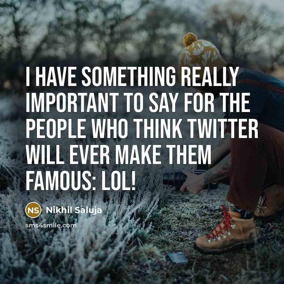 “I have something really important to say for the people…” quote by Nikhil Saluja