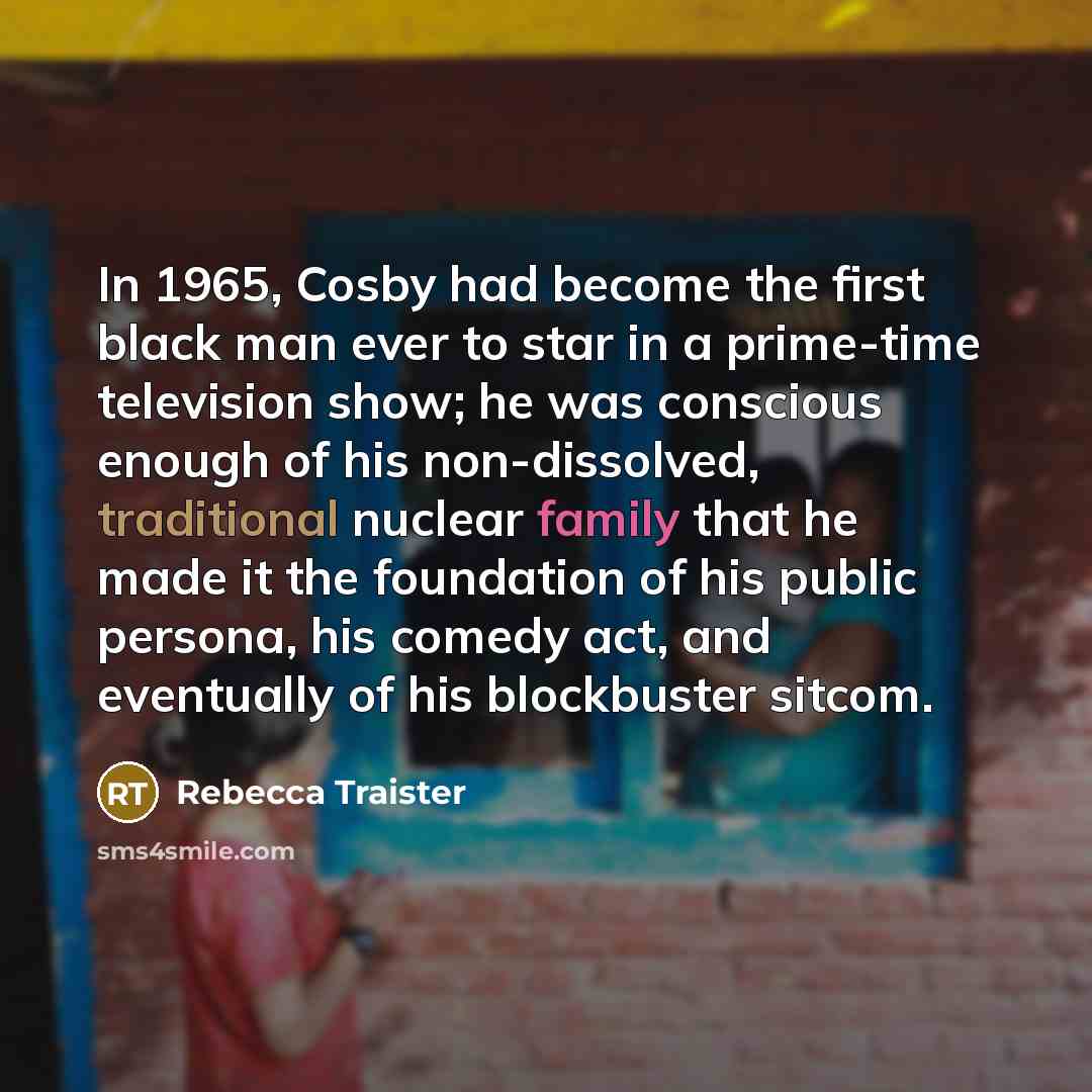 “In 1965, Cosby had become the first black man ever…” quote by Rebecca Traister