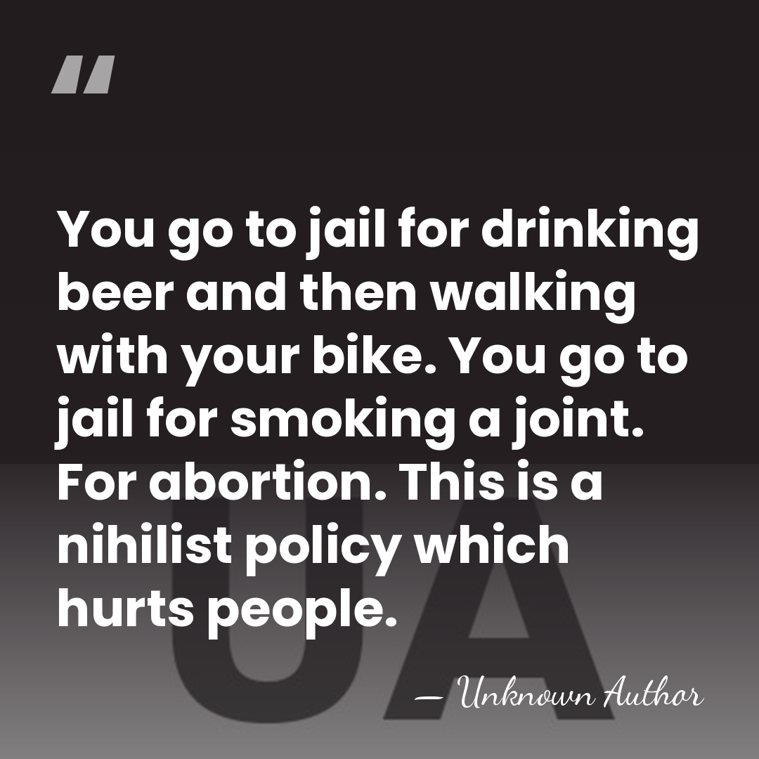 You go to jail for drinking beer and then walking with your&hellip; - Janusz Palikot