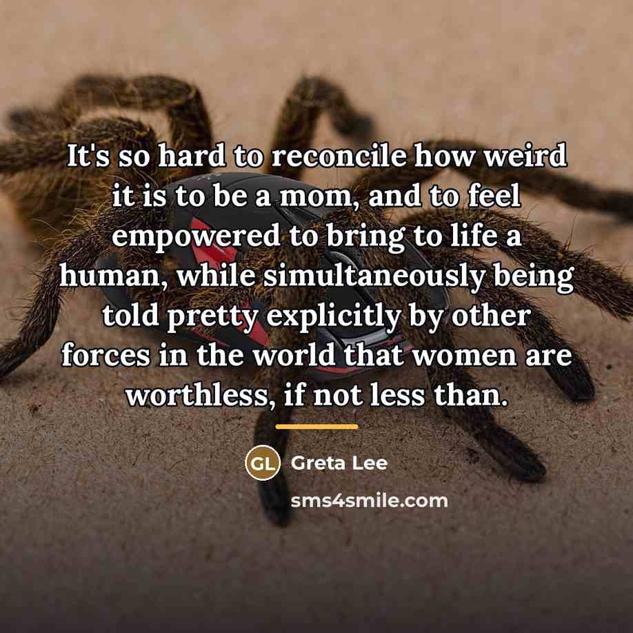 “It's so hard to reconcile how weird it is to…” quote by Greta Lee