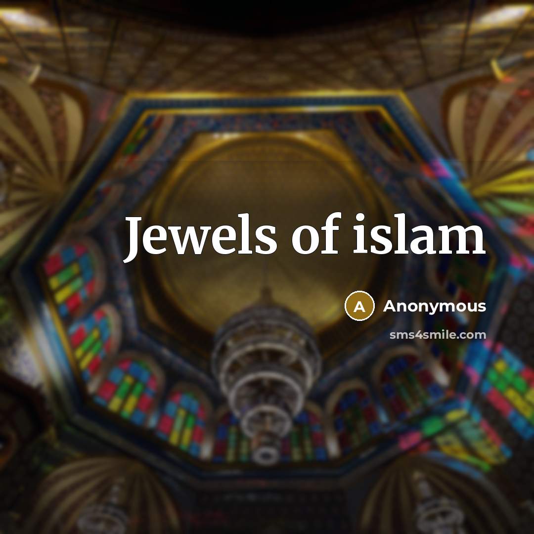 “Jewels of islam…” quote by Anonymous