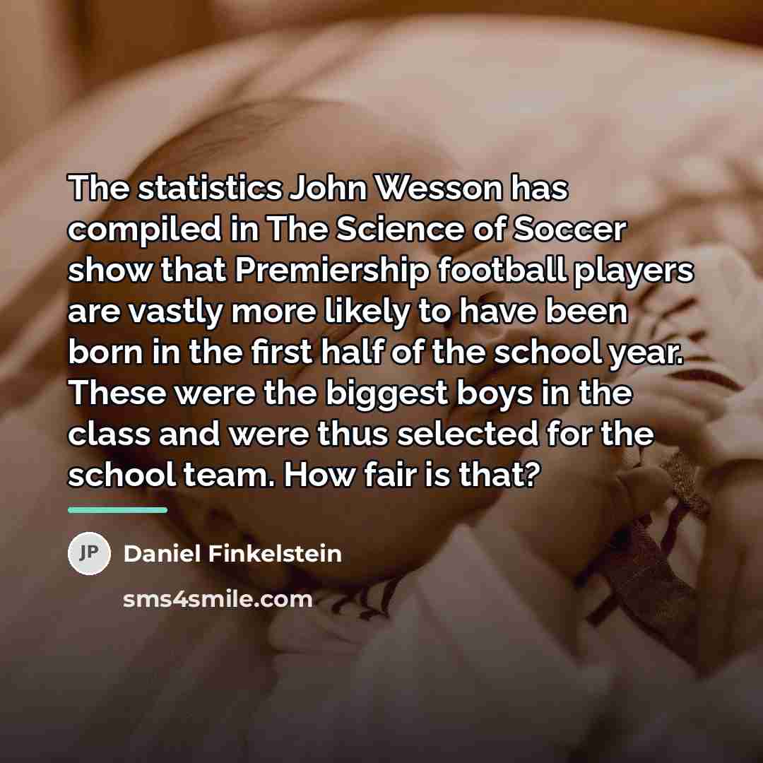 “The statistics John Wesson has compiled in The Science of…” quote by Daniel Finkelstein