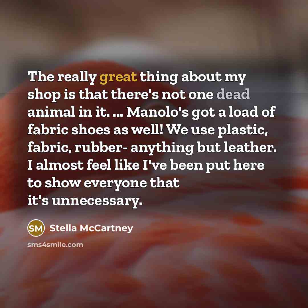 “The really great thing about my shop is that there's…” quote by Stella McCartney