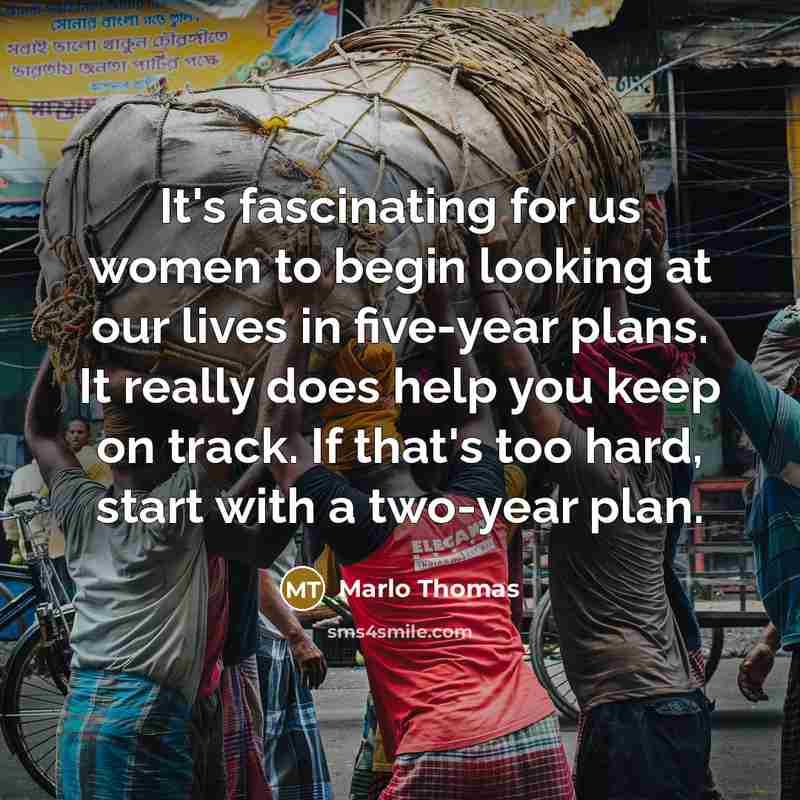 “It's fascinating for us women to begin looking at our…” quote by Marlo Thomas