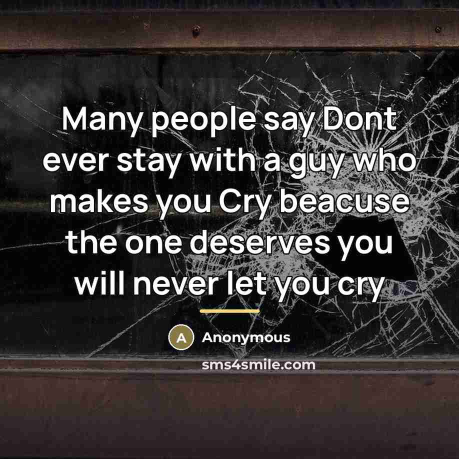“Many people say Dont ever stay with a guy who…” quote by Anonymous