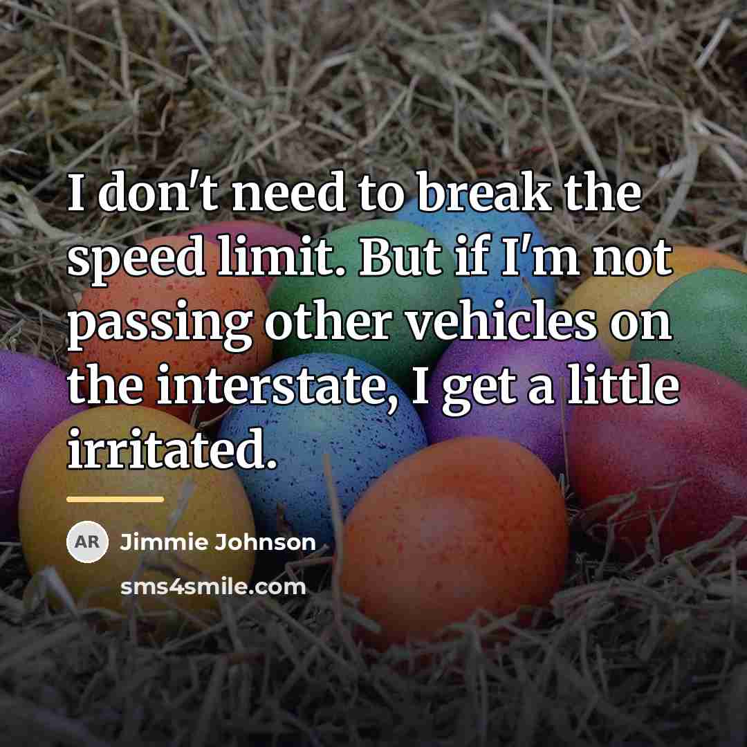 “I don't need to break the speed limit. But if…” quote by Jimmie Johnson