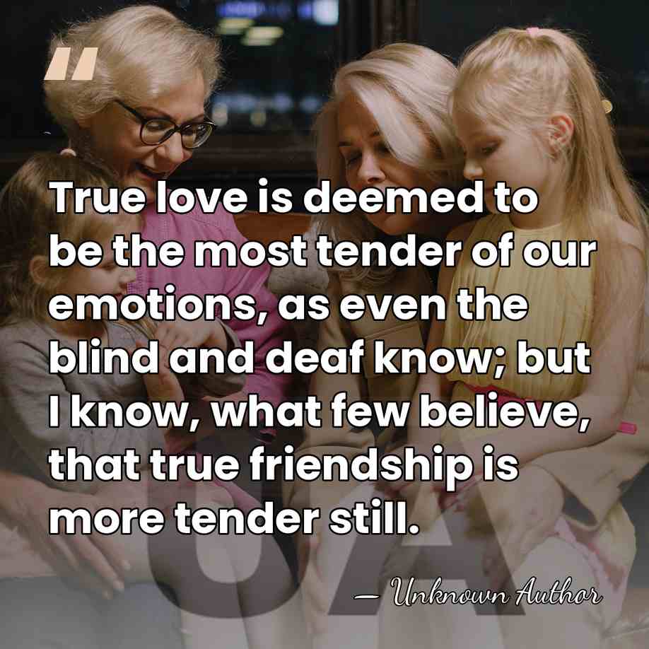 True love is deemed to be the most tender of our emotions,&hellip; - August von Platen-Hallermunde