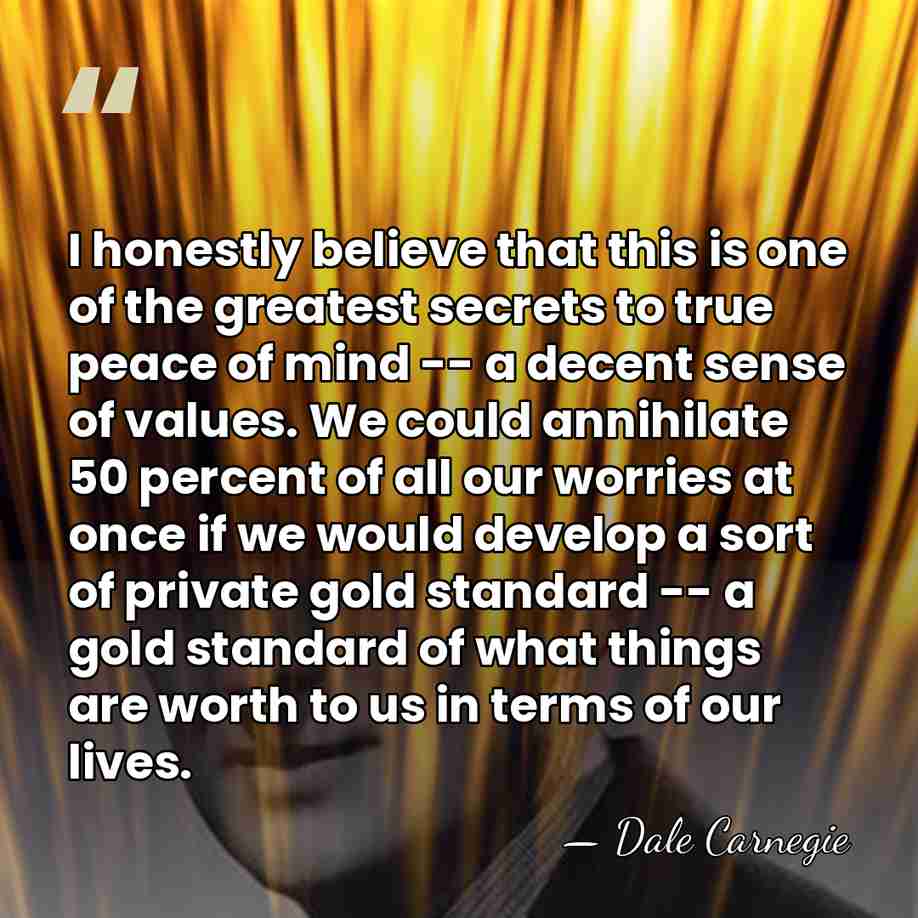 I honestly believe that this is one of the greatest secrets to&hellip; - Dale Carnegie