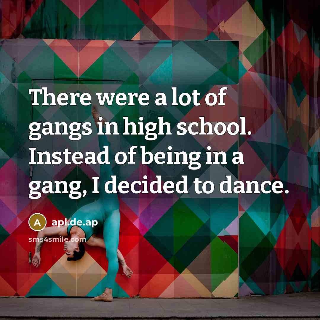 “There were a lot of gangs in high school. Instead…” quote by apl.de.ap