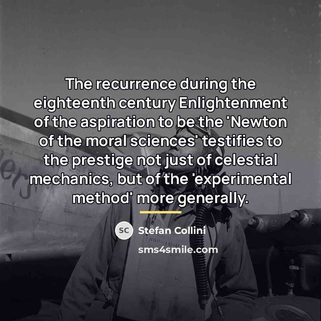 “The recurrence during the eighteenth century Enlightenment of the aspiration…” quote by Stefan Collini