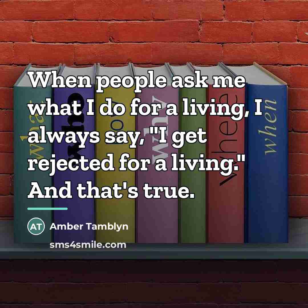 “When people ask me what I do for a living,…” quote by Amber Tamblyn