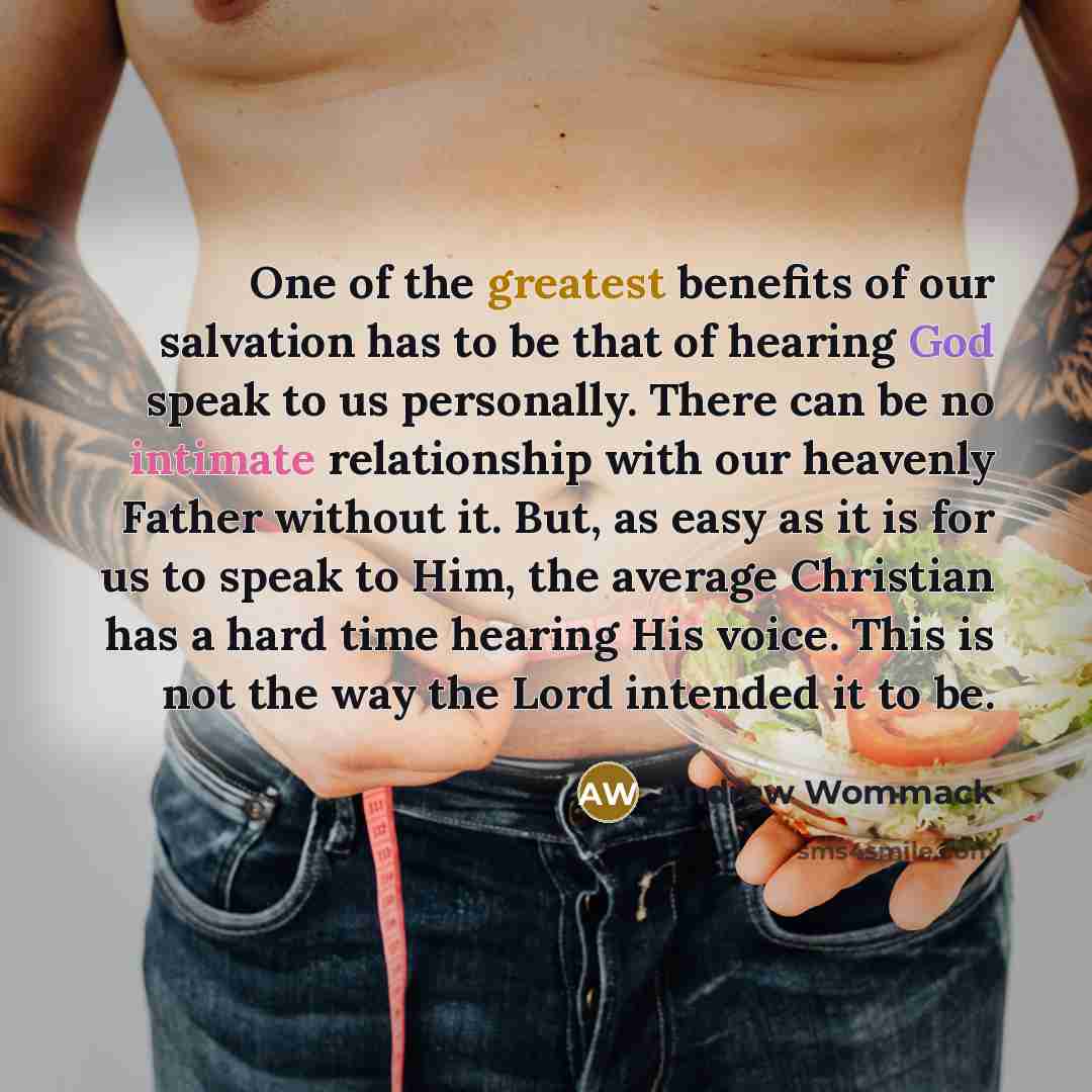 “One of the greatest benefits of our salvation has to…” quote by Andrew Wommack