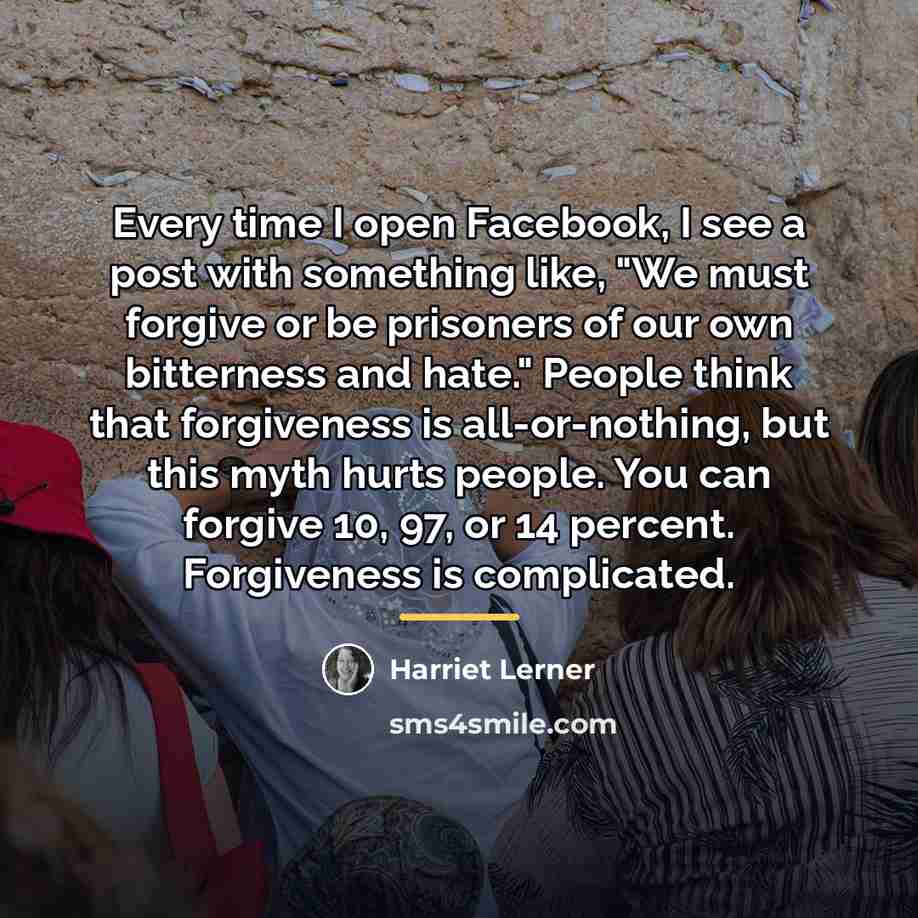 “Every time I open Facebook, I see a post with…” quote by Harriet Lerner