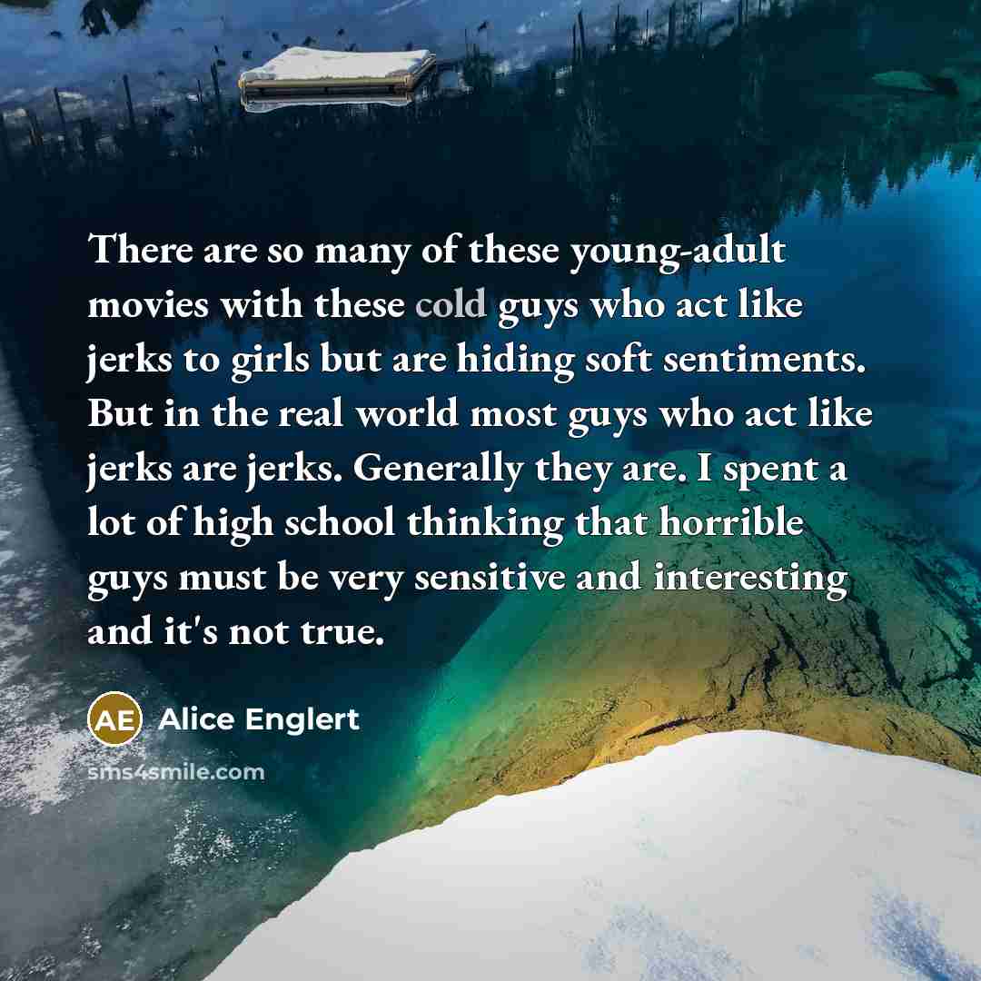 “There are so many of these young-adult movies with these…” quote by Alice Englert
