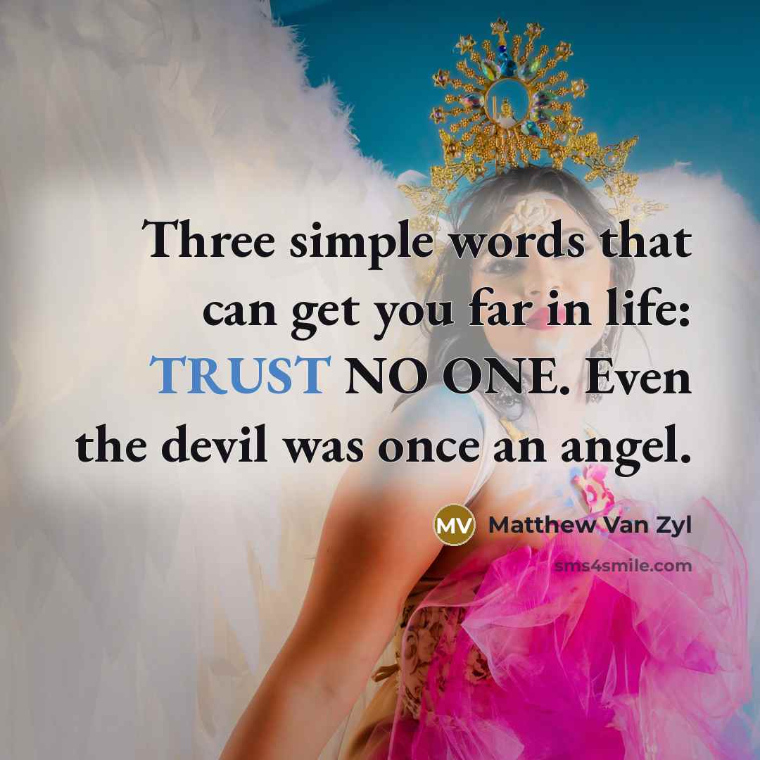 “Three simple words that can get you far in life:…” quote by Matthew Van Zyl
