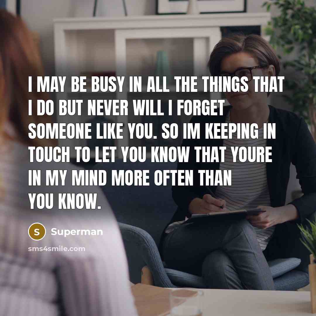 “I may be busy in all the things that I…” quote by Superman