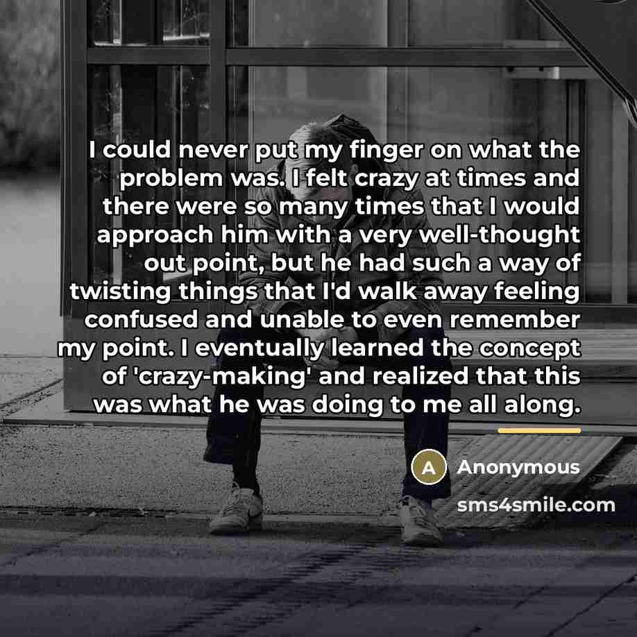 “I could never put my finger on what the problem…” quote by Anonymous