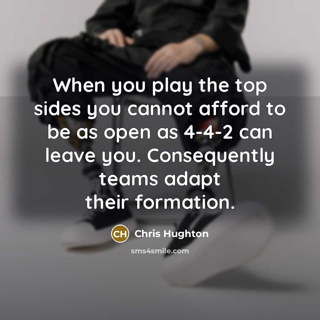 “When you play the top sides you cannot afford to…” quote by Chris Hughton