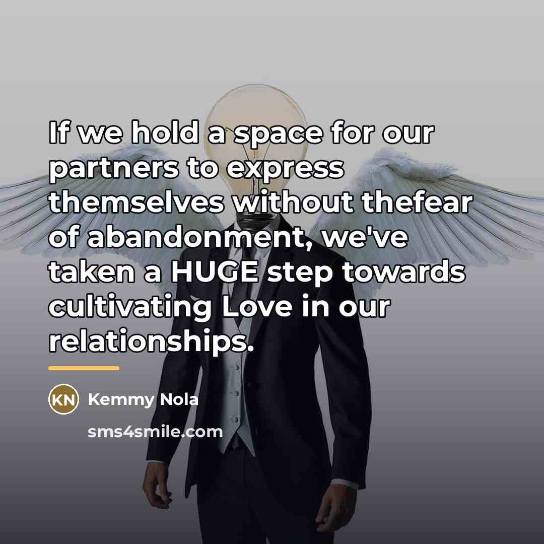 “If we hold a space for our partners to express…” quote by Kemmy Nola