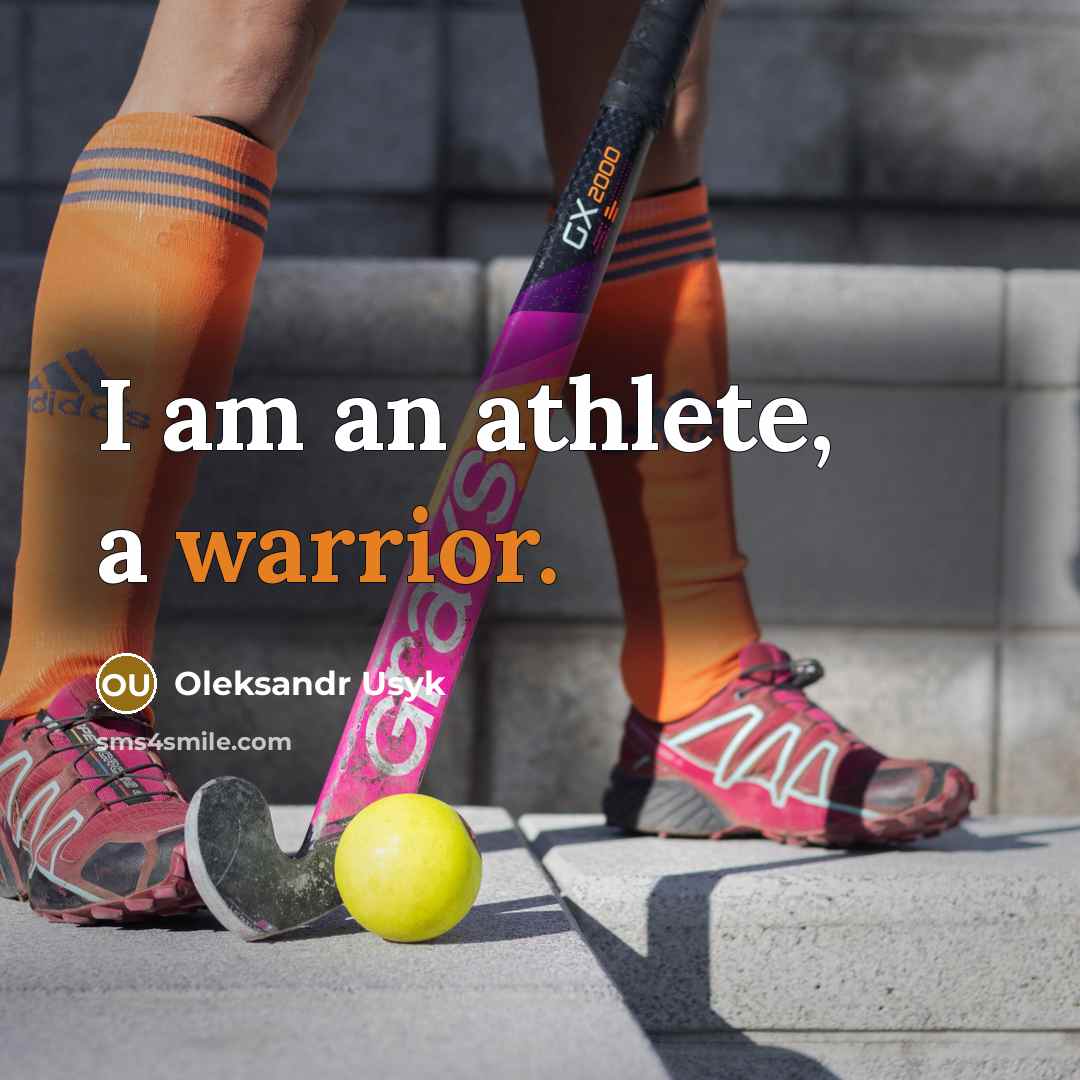 “I am an athlete, a warrior.…” quote by Oleksandr Usyk