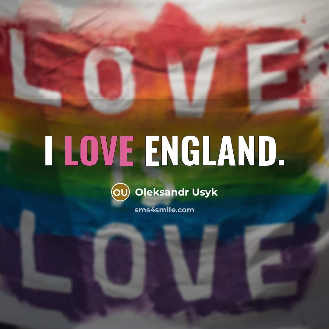 “I love England.…” quote by Oleksandr Usyk