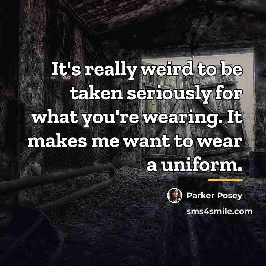 “It's really weird to be taken seriously for what you're…” quote by Parker Posey