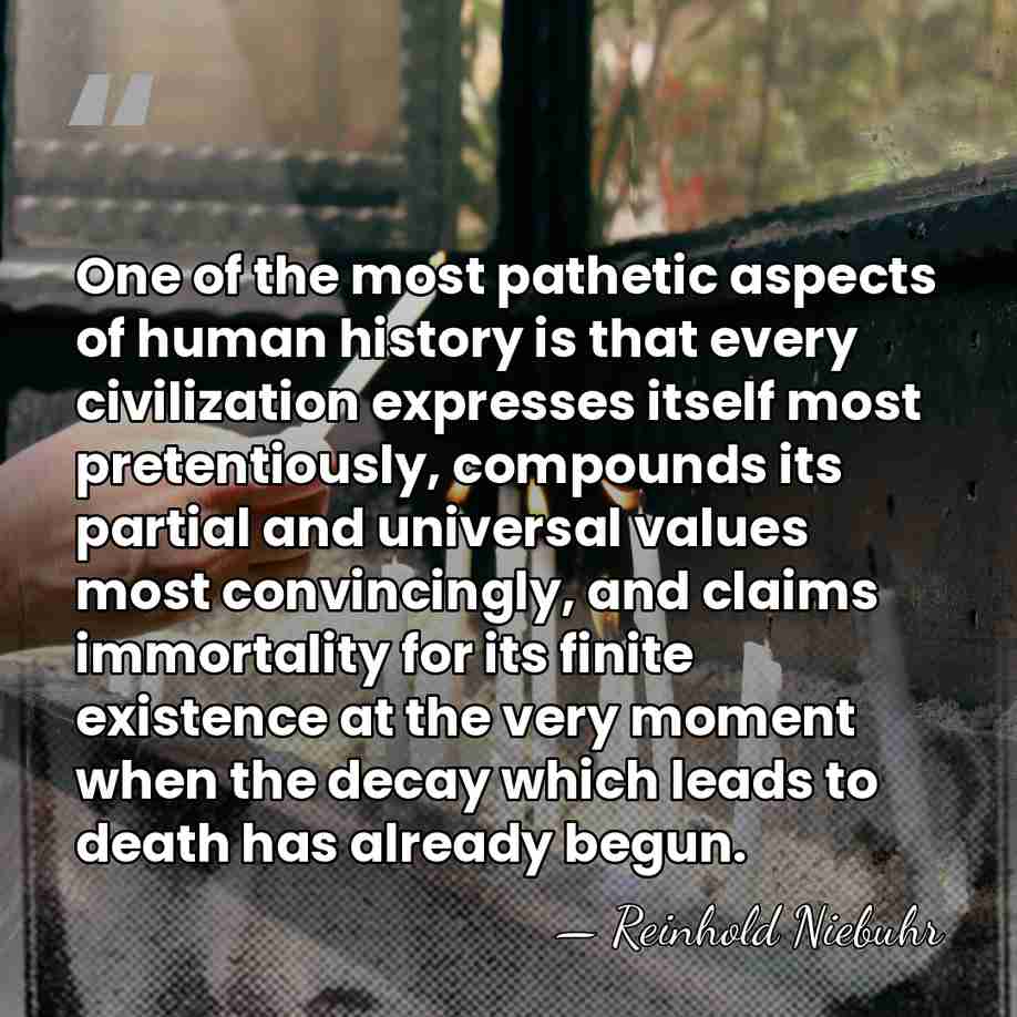 One of the most pathetic aspects of human history is that every&hellip; - Reinhold Niebuhr