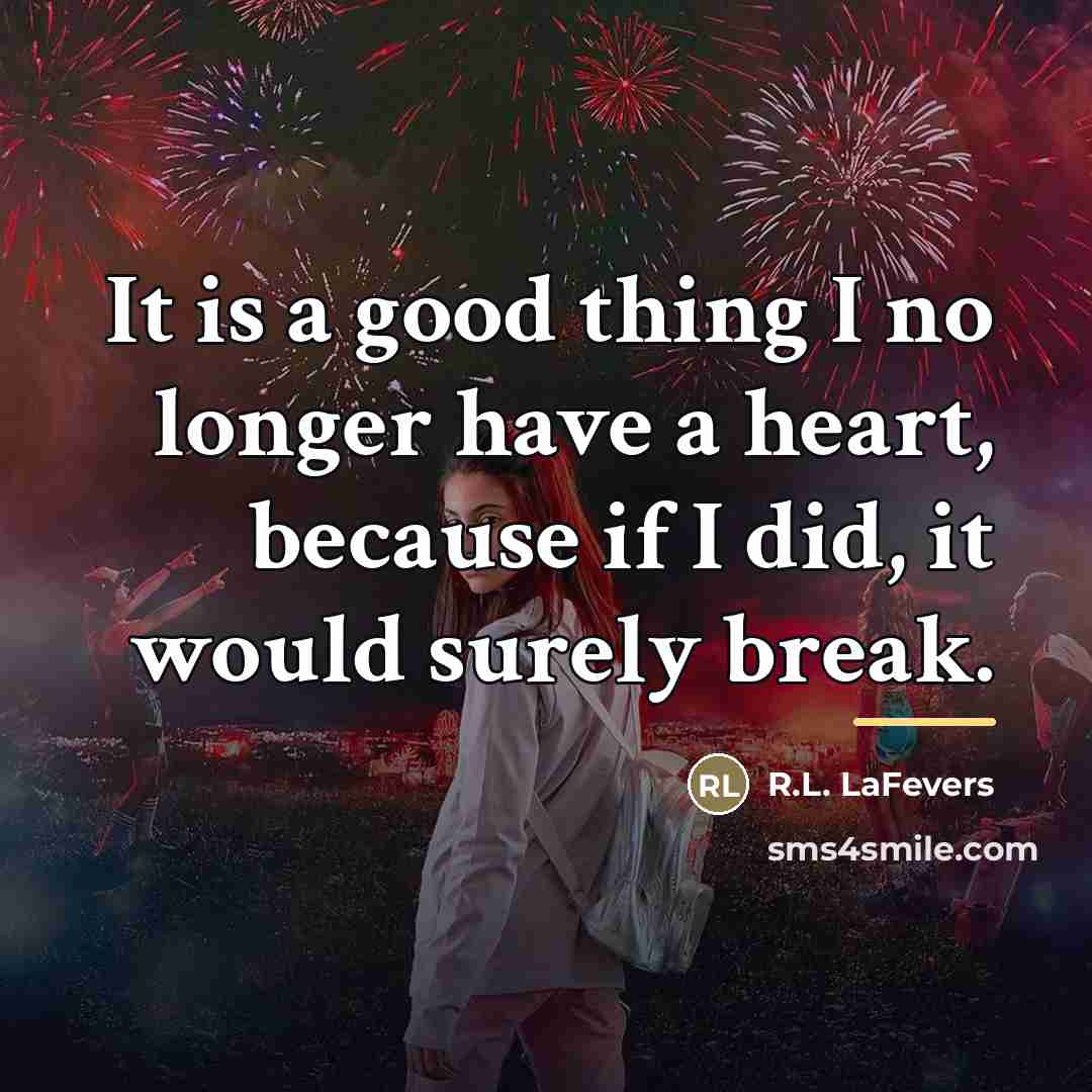 “It is a good thing I no longer have a…” quote by R.L. LaFevers
