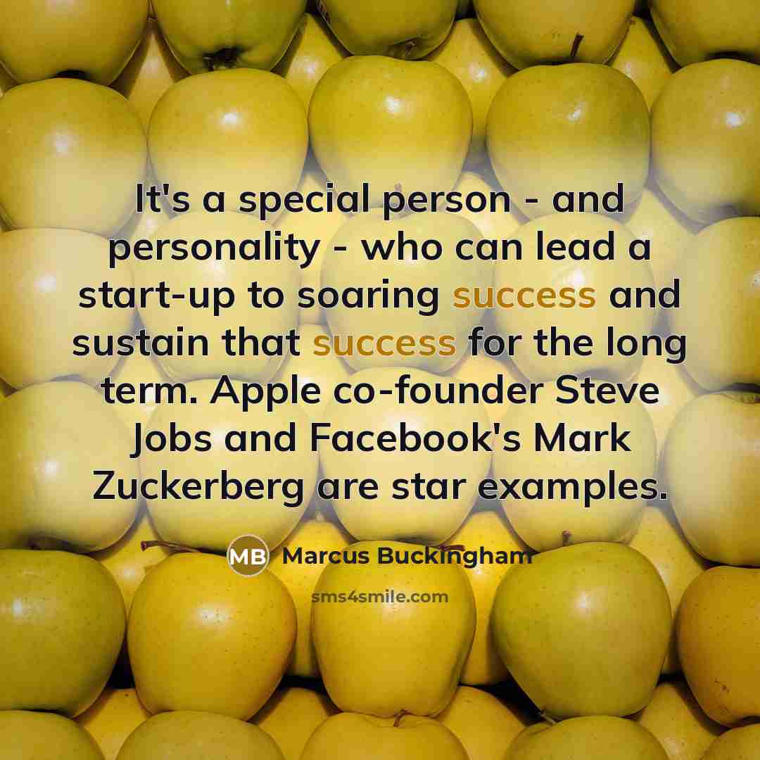 “It's a special person - and personality - who can…” quote by Marcus Buckingham