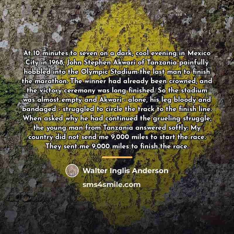 “At 10 minutes to seven on a dark, cool evening…” quote by Walter Inglis Anderson
