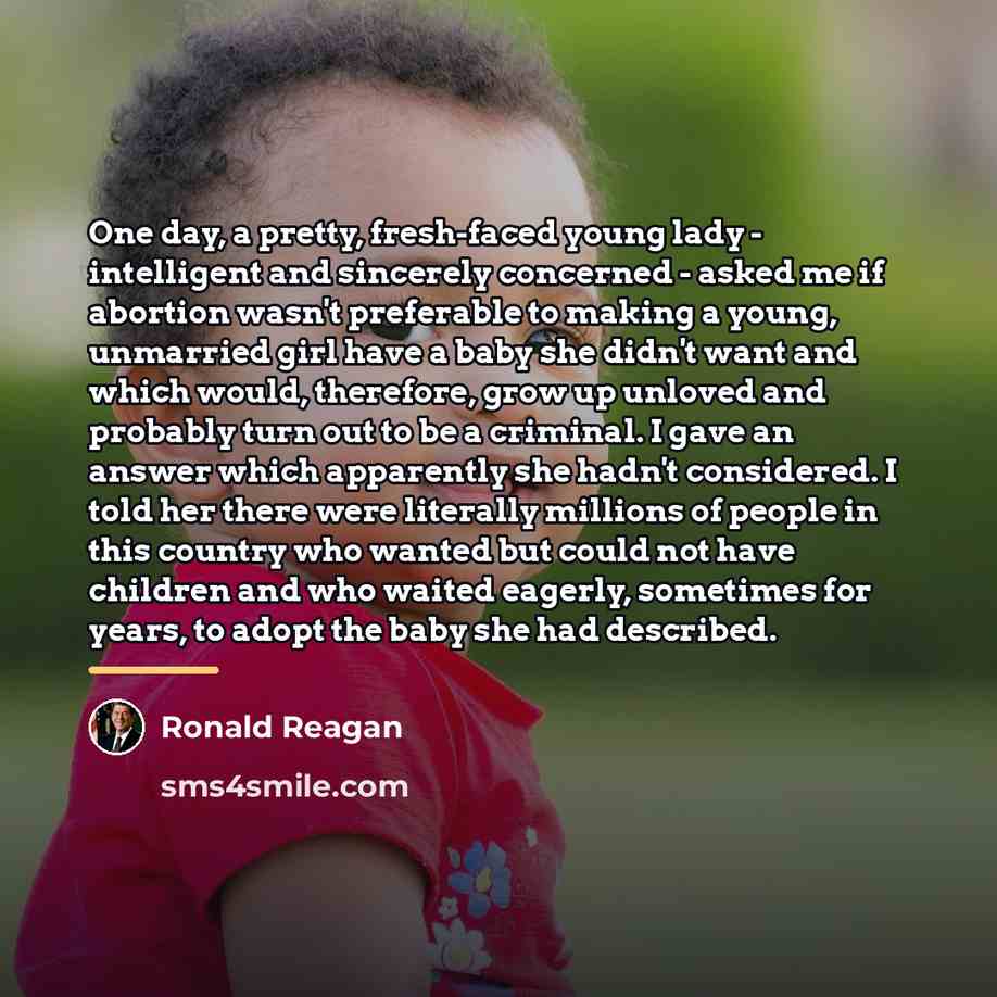 “One day, a pretty, fresh-faced young lady - intelligent and…” quote by Ronald Reagan