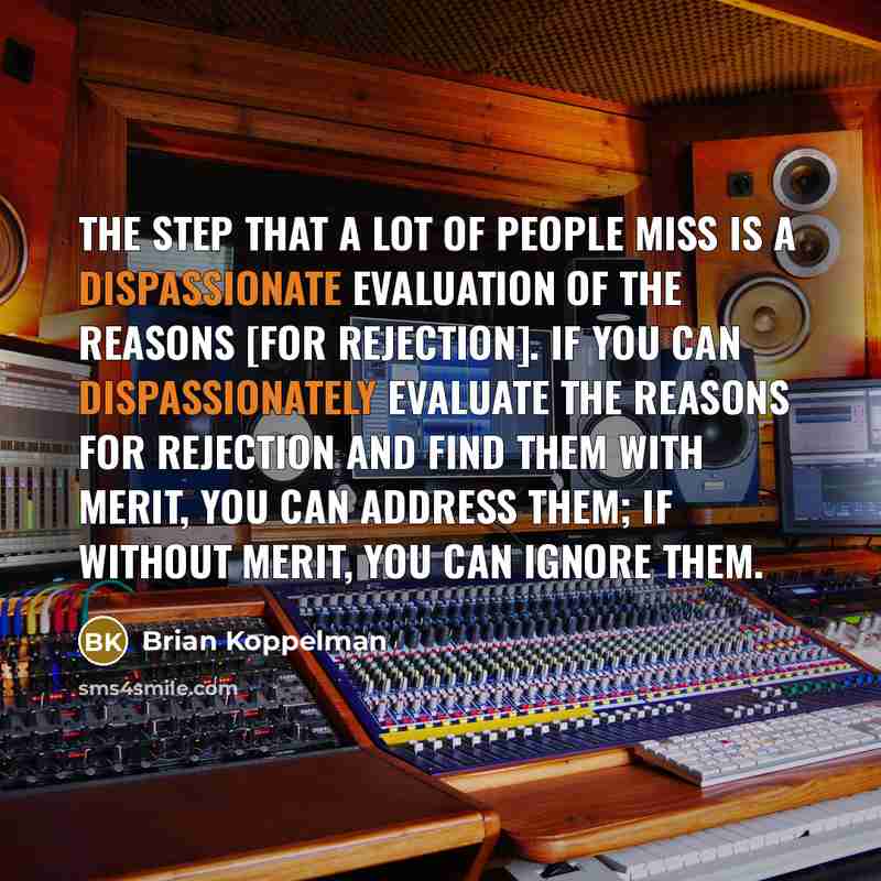 “The step that a lot of people miss is a…” quote by Brian Koppelman