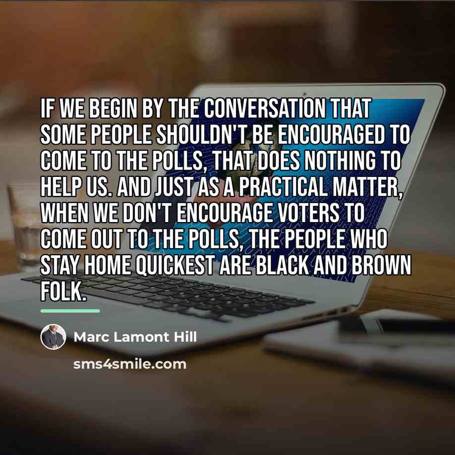 “If we begin by the conversation that some people shouldn't…” quote by Marc Lamont Hill