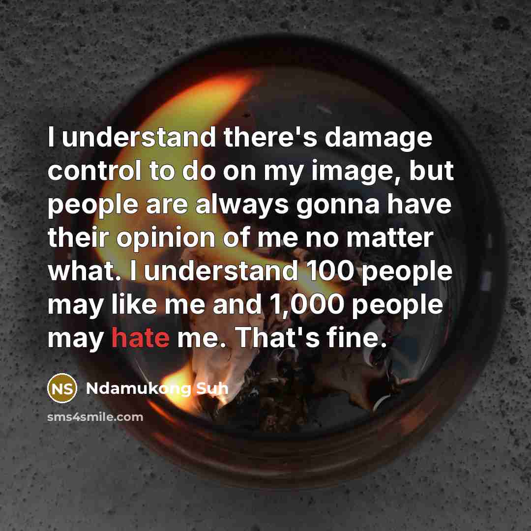 “I understand there's damage control to do on my image,…” quote by Ndamukong Suh