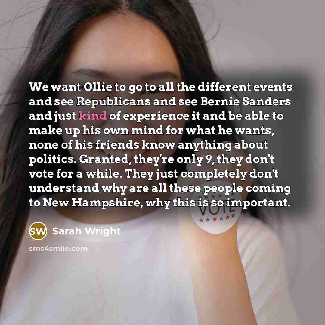 “We want Ollie to go to all the different events…” quote by Sarah Wright