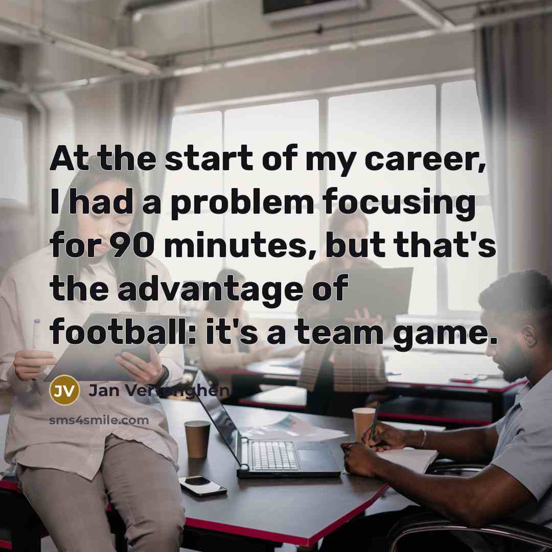 “At the start of my career, I had a problem…” quote by Jan Vertonghen
