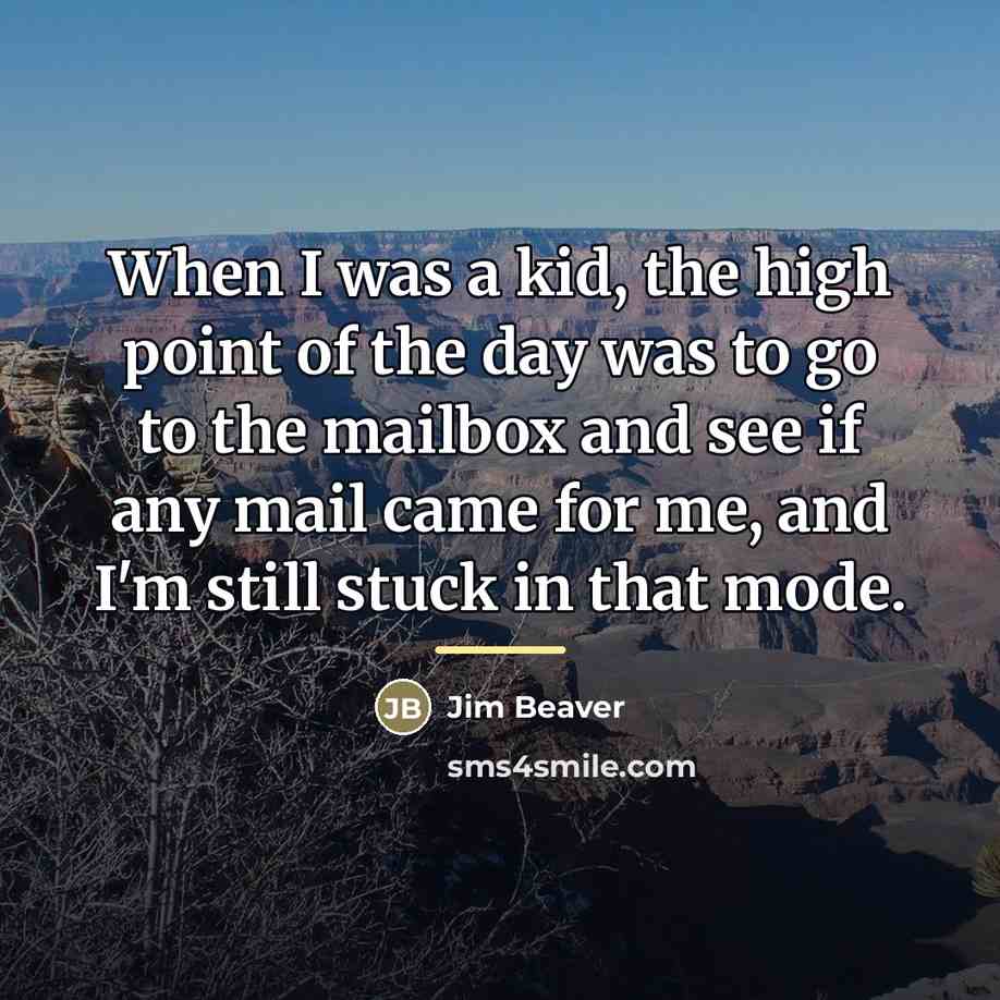 “When I was a kid, the high point of the…” quote by Jim Beaver