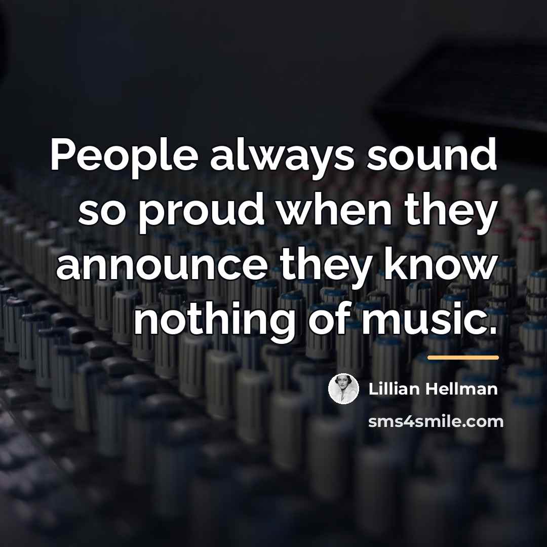 “People always sound so proud when they announce they know…” quote by Lillian Hellman