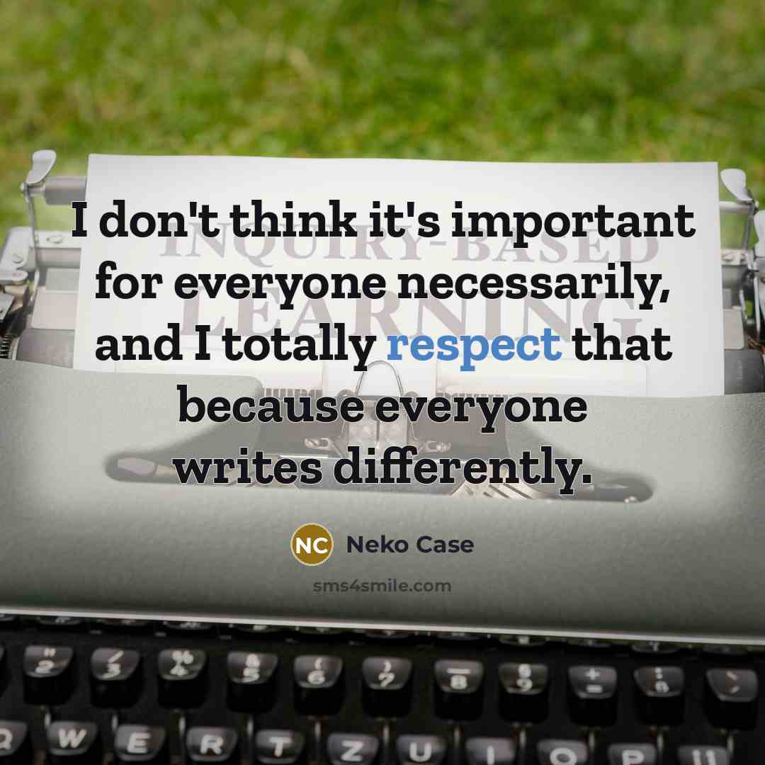 “I don't think it's important for everyone necessarily, and I…” quote by Neko Case