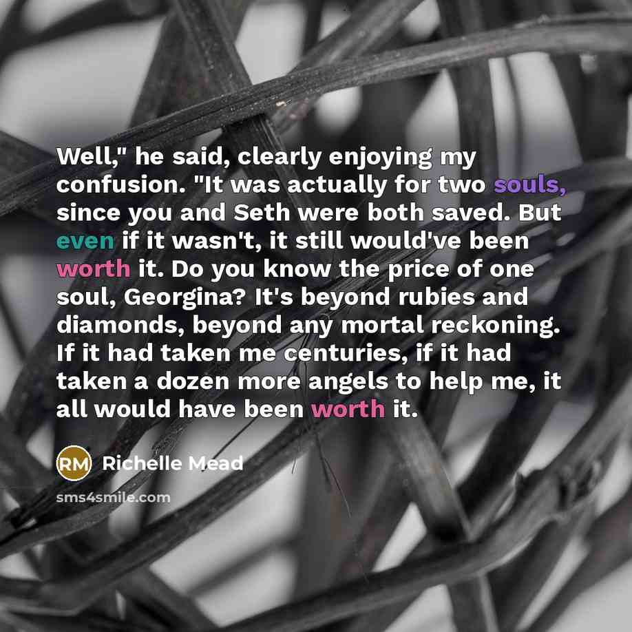 “Well," he said, clearly enjoying my confusion. "It was actually…” quote by Richelle Mead