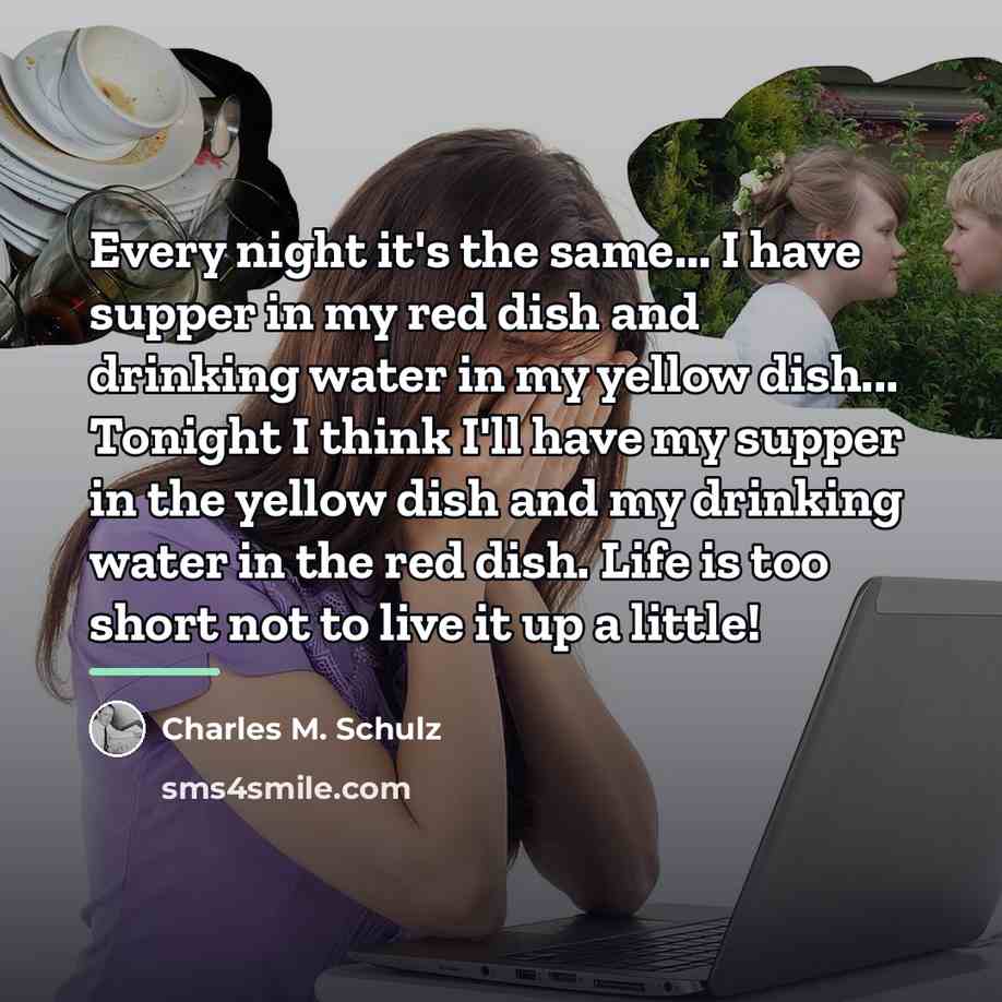 “Every night it's the same... I have supper in my…” quote by Charles M. Schulz