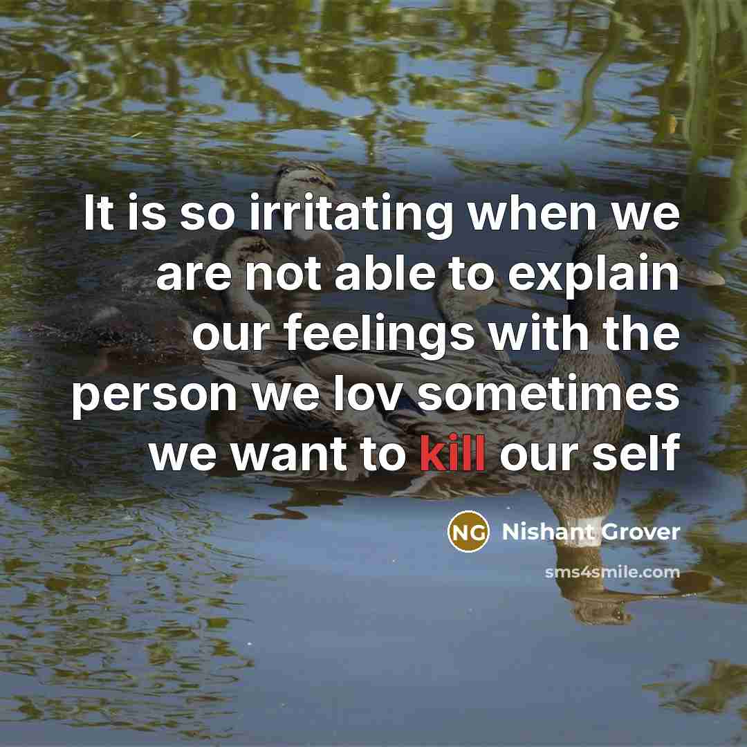 “It is so irritating when we are not able to…” quote by Nishant Grover