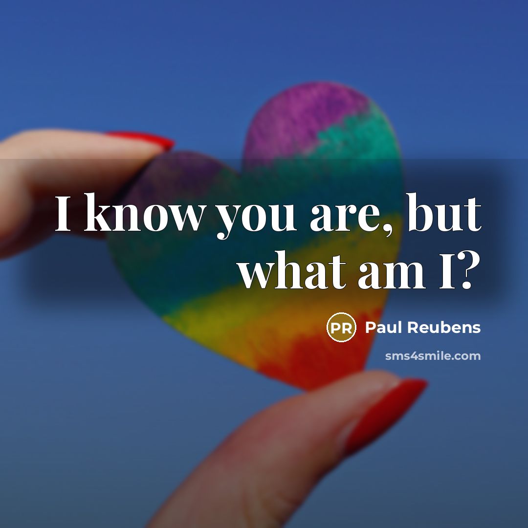 “I know you are, but what am I?” quote by Paul Reubens