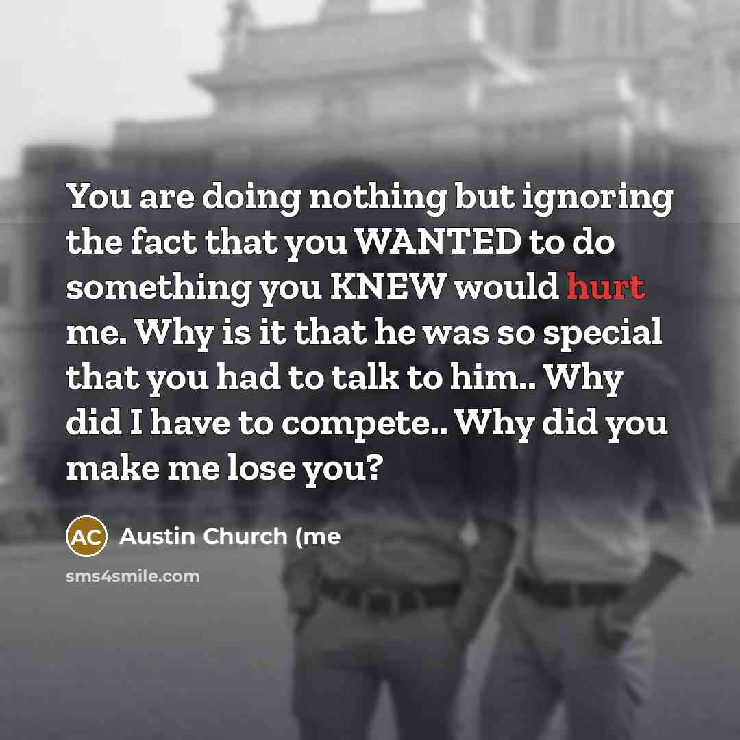 “You are doing nothing but ignoring the fact that you…” quote by Austin Church (me