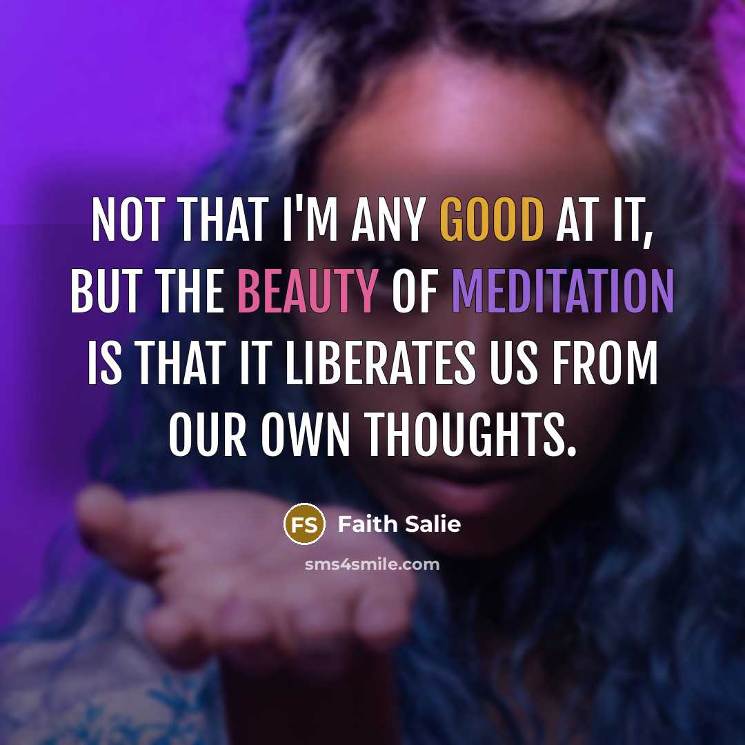 “Not that I'm any good at it, but the beauty…” quote by Faith Salie